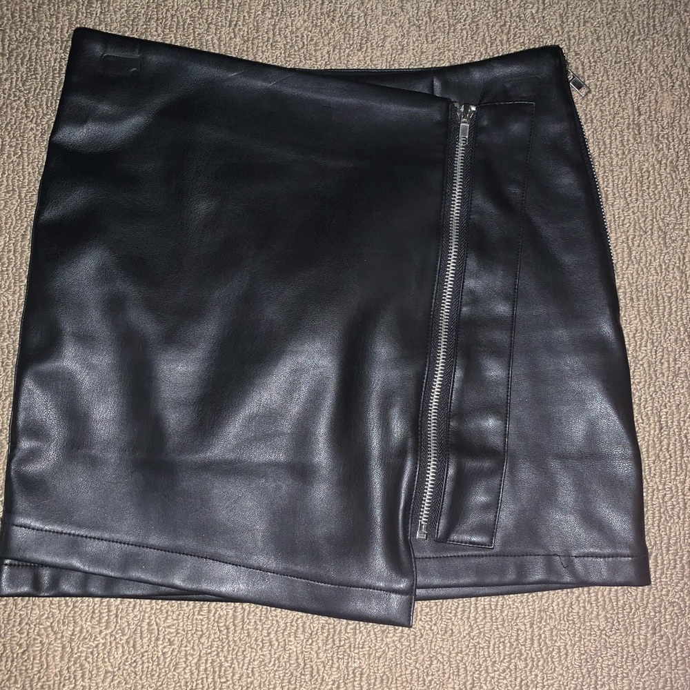 Lulus Vegan Leather Skirt